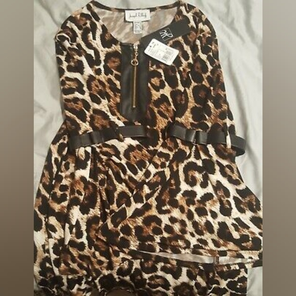 Joseph Ribkoff Leopard Print Tunic Top 14 - Picture 6 of 7